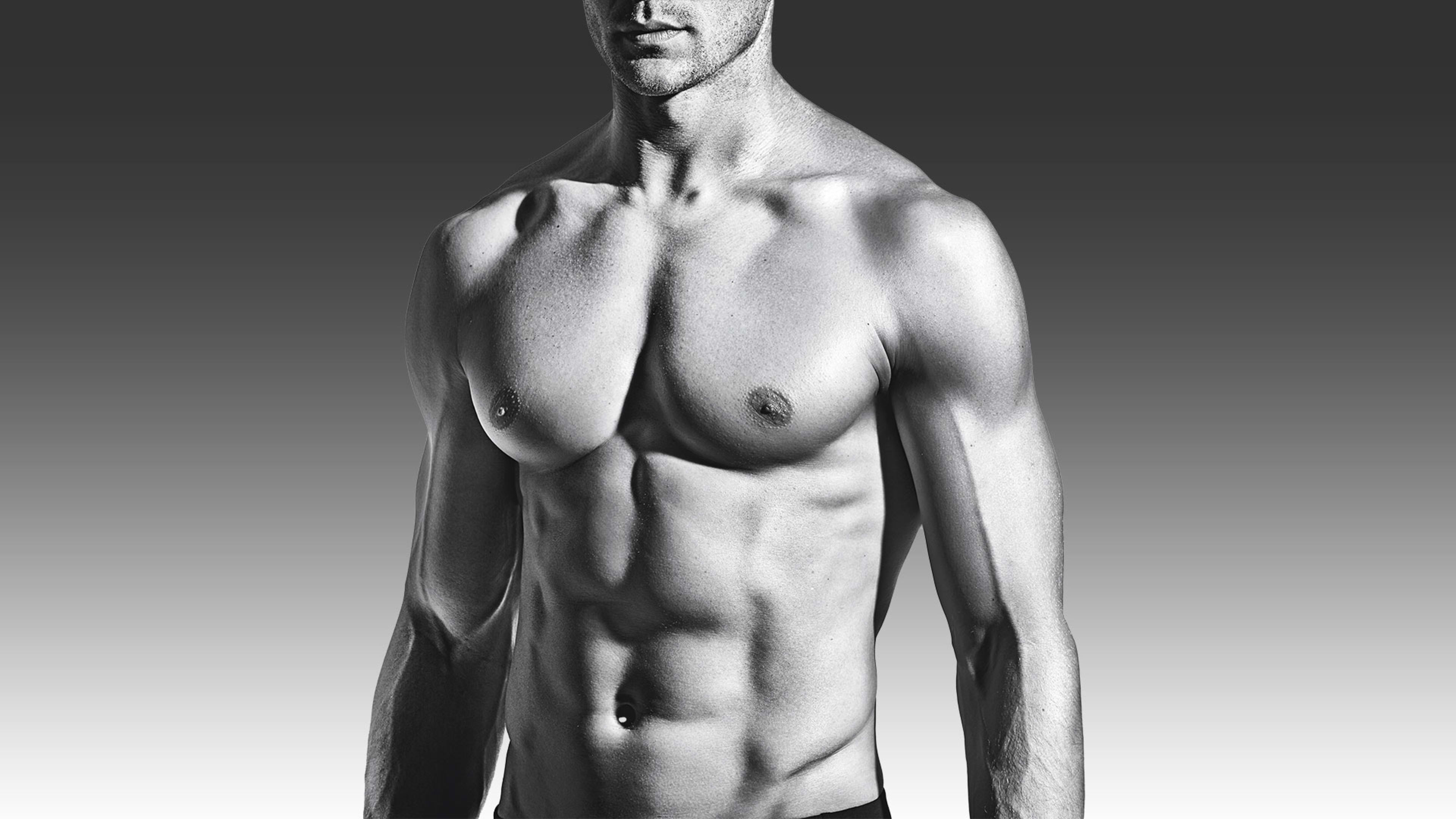 Lean, muscular male athlete with sharp muscle definition and vascularity, representing advanced cutting results achieved by athletes who buy Ultima-Cut Mix 150 for fat loss and muscle preservation.