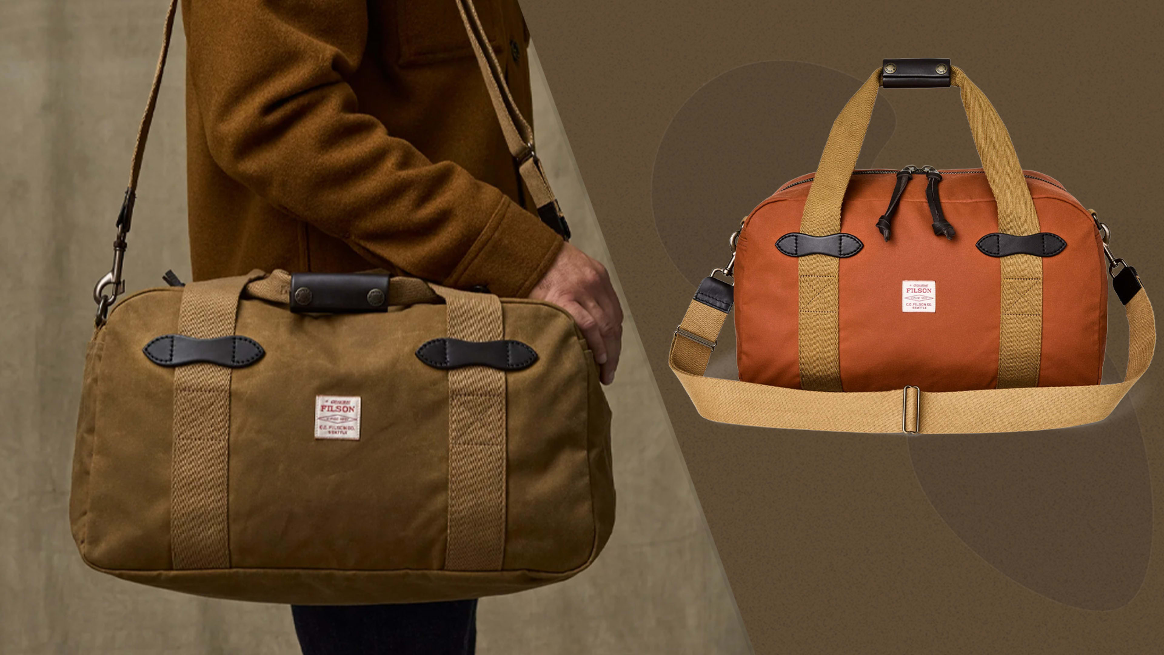 Filson's Small Tin Cloth Duffle Bags Are a Very Rare 30% Off