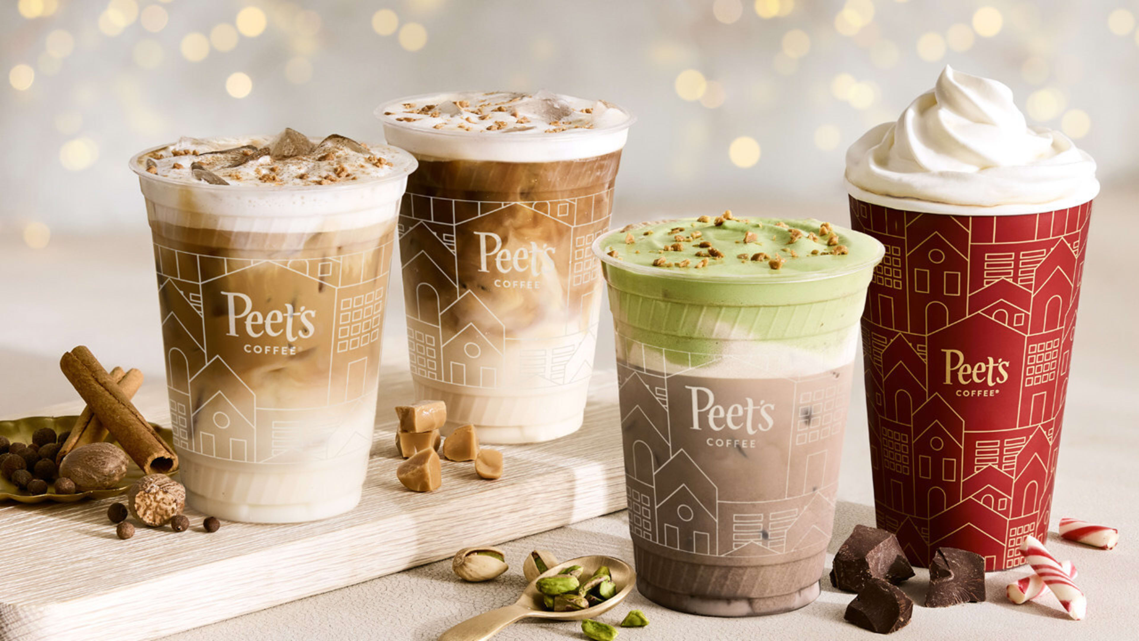 Inside Peet's Coffee 2025 Holiday Menu and Advent Calendar - Men's
