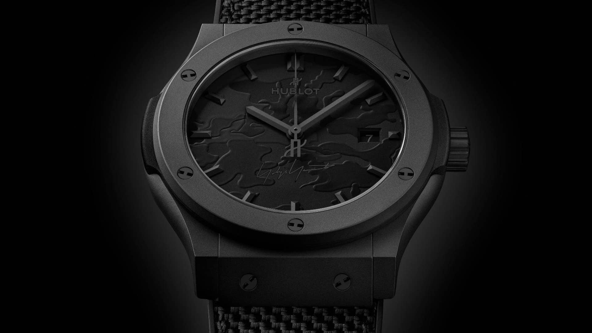 Hublot Yohji Yamamoto All Black Camo Watch Revealed - Men's Journal