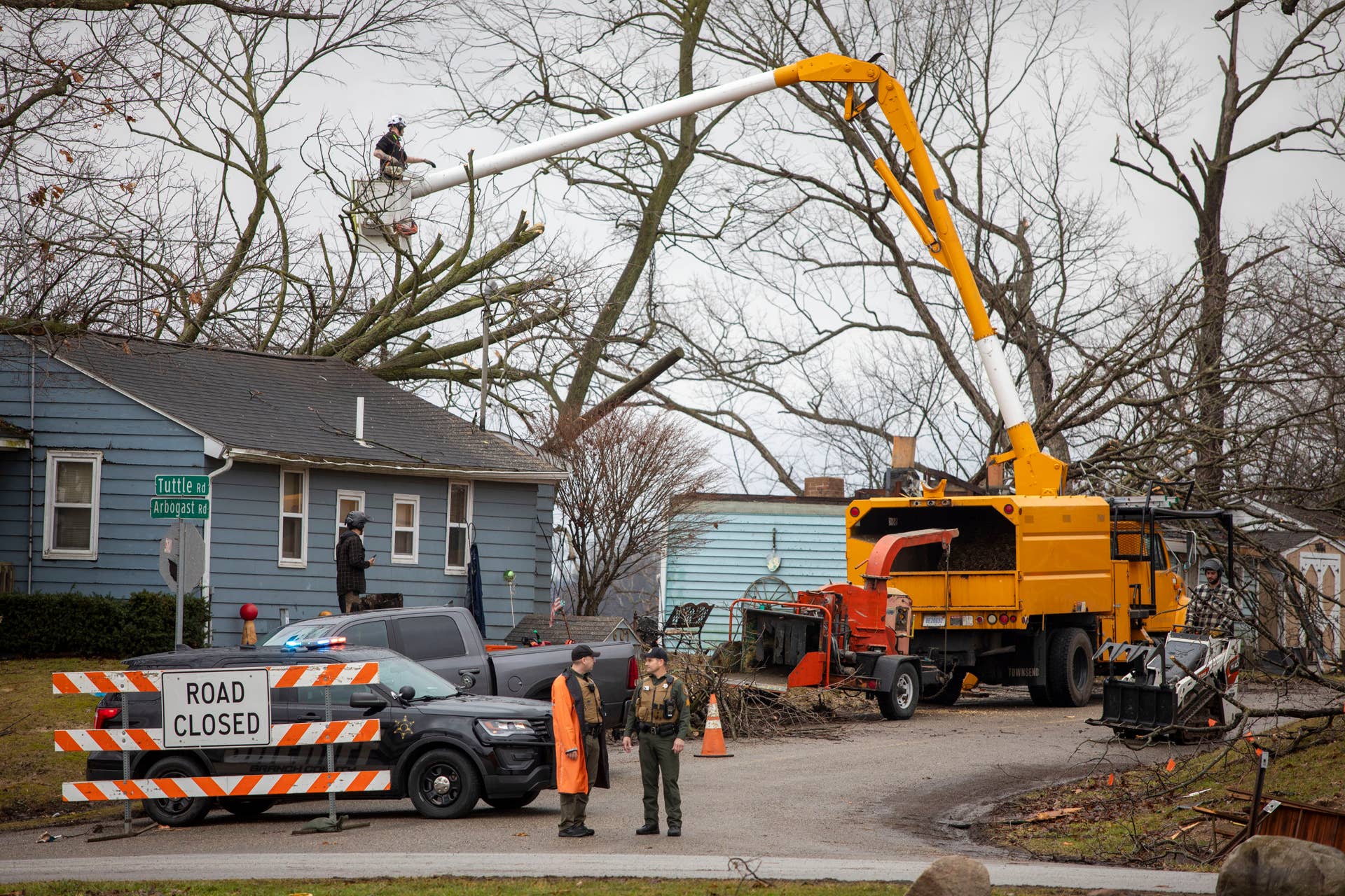 Union City Tornado Damage Photos Show Rare Twister's Destruction - Men ...