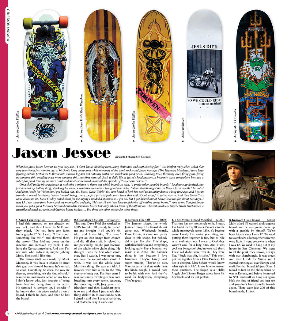 Memory Screened: Jason Jessee - Men's Journal