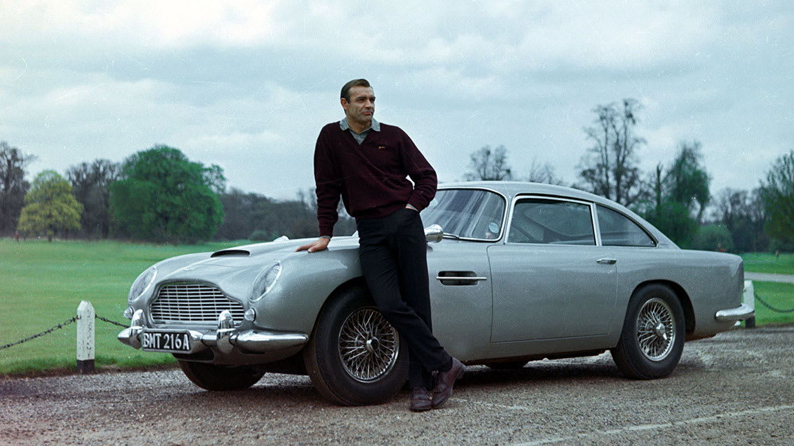 Here's Every Aston Martin Car From the 'James Bond' Film Series