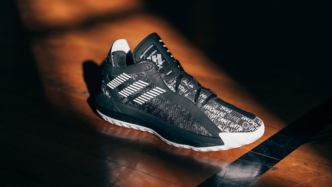 damian lillard black history shoes