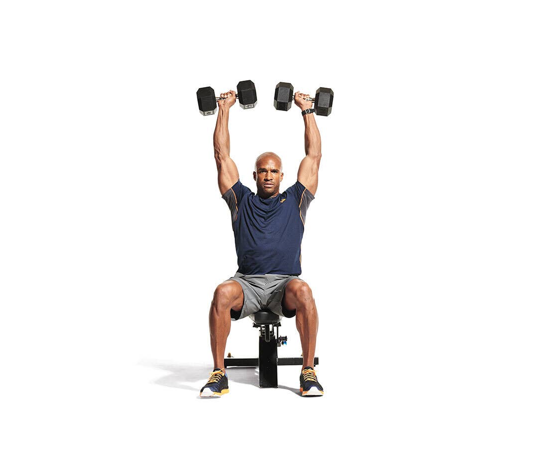 How To Do An Arnold Press The Ultimate Shoulder Builder Men s Journal