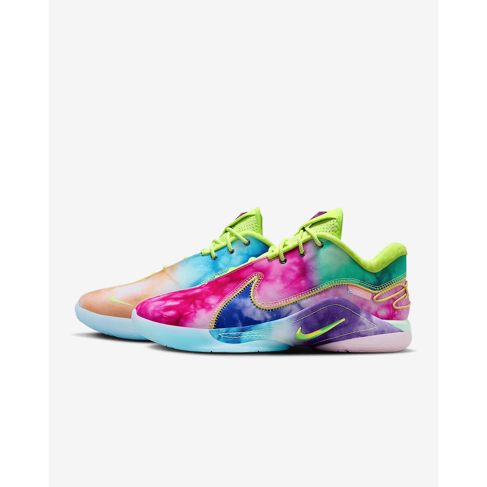 multicolor basketball shoes