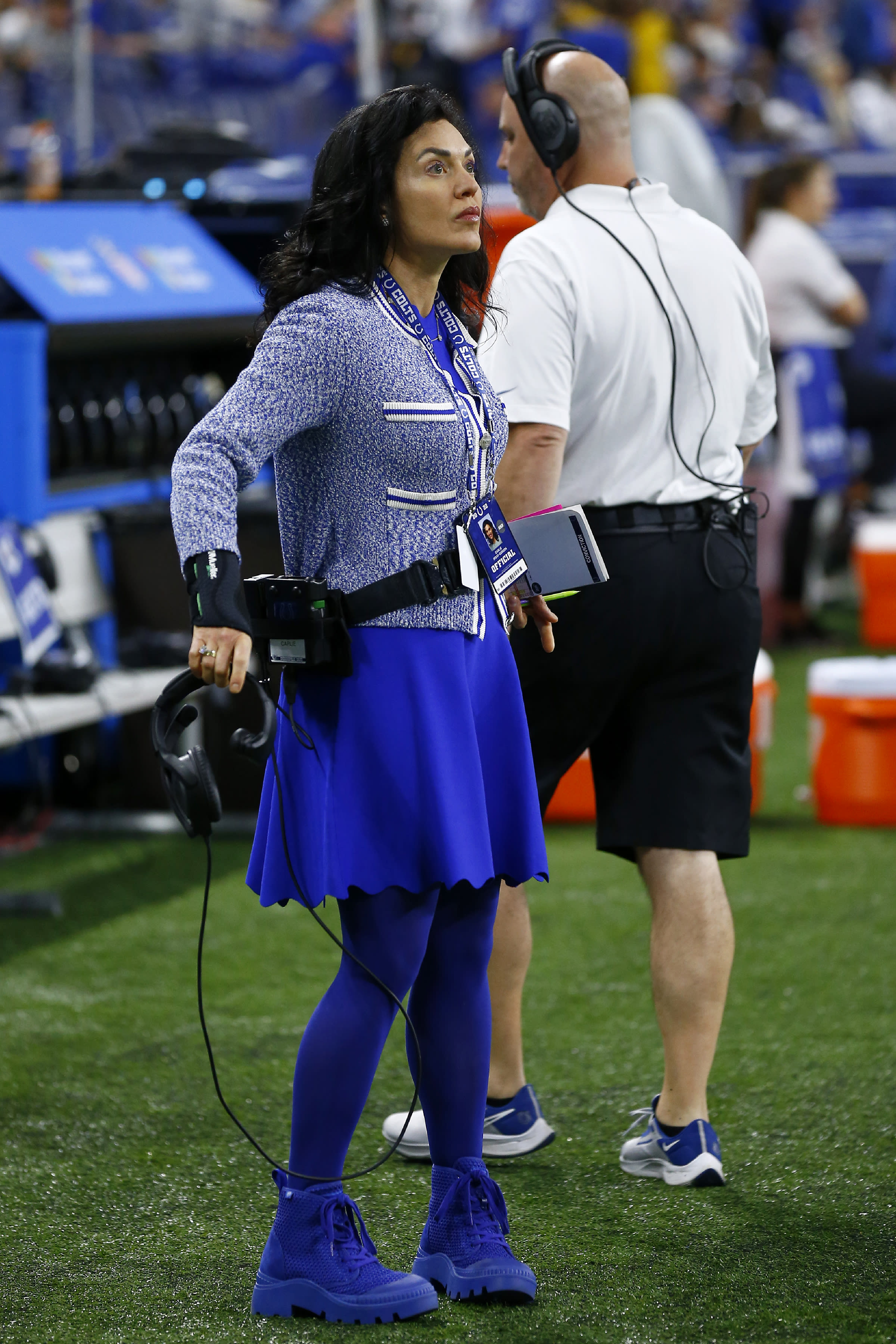 Carlie Irsay-Gordon at Colts Practice Highlights, image size:2400x3600