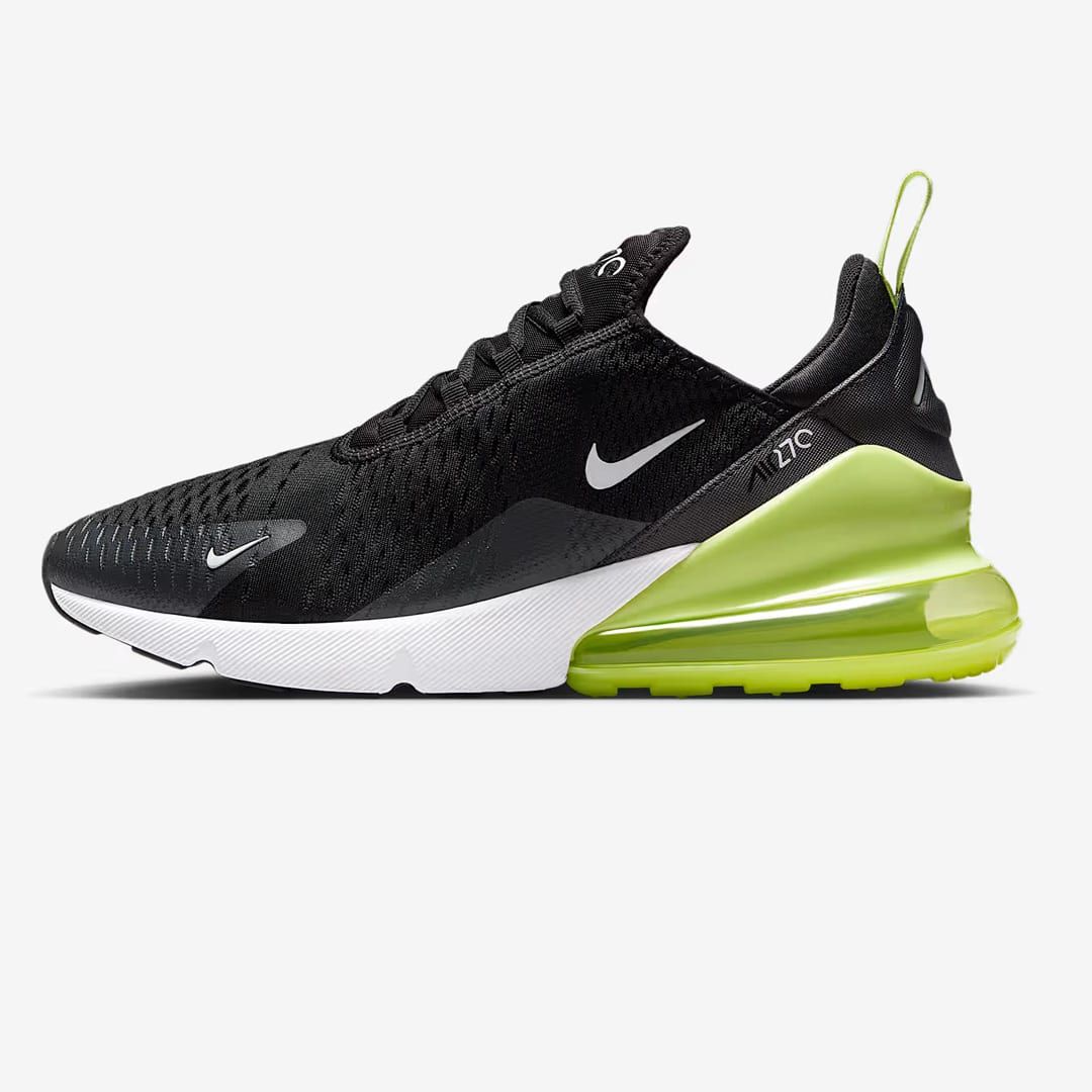 nike 270 black and green