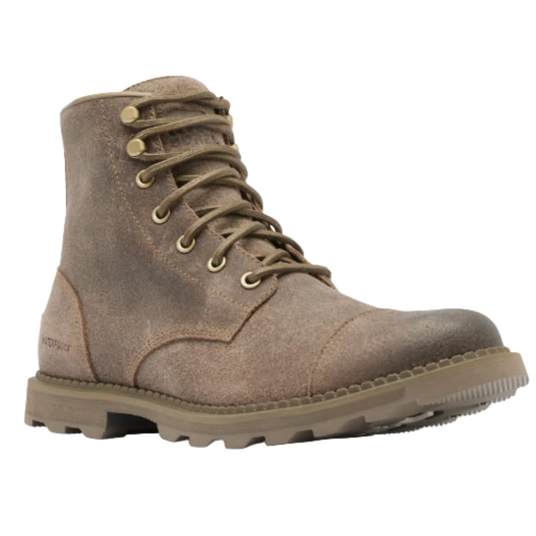 The Sorel Madson II Chore Waterproof Boot, pictured here, is on sale right now at Nordstrom Rack.