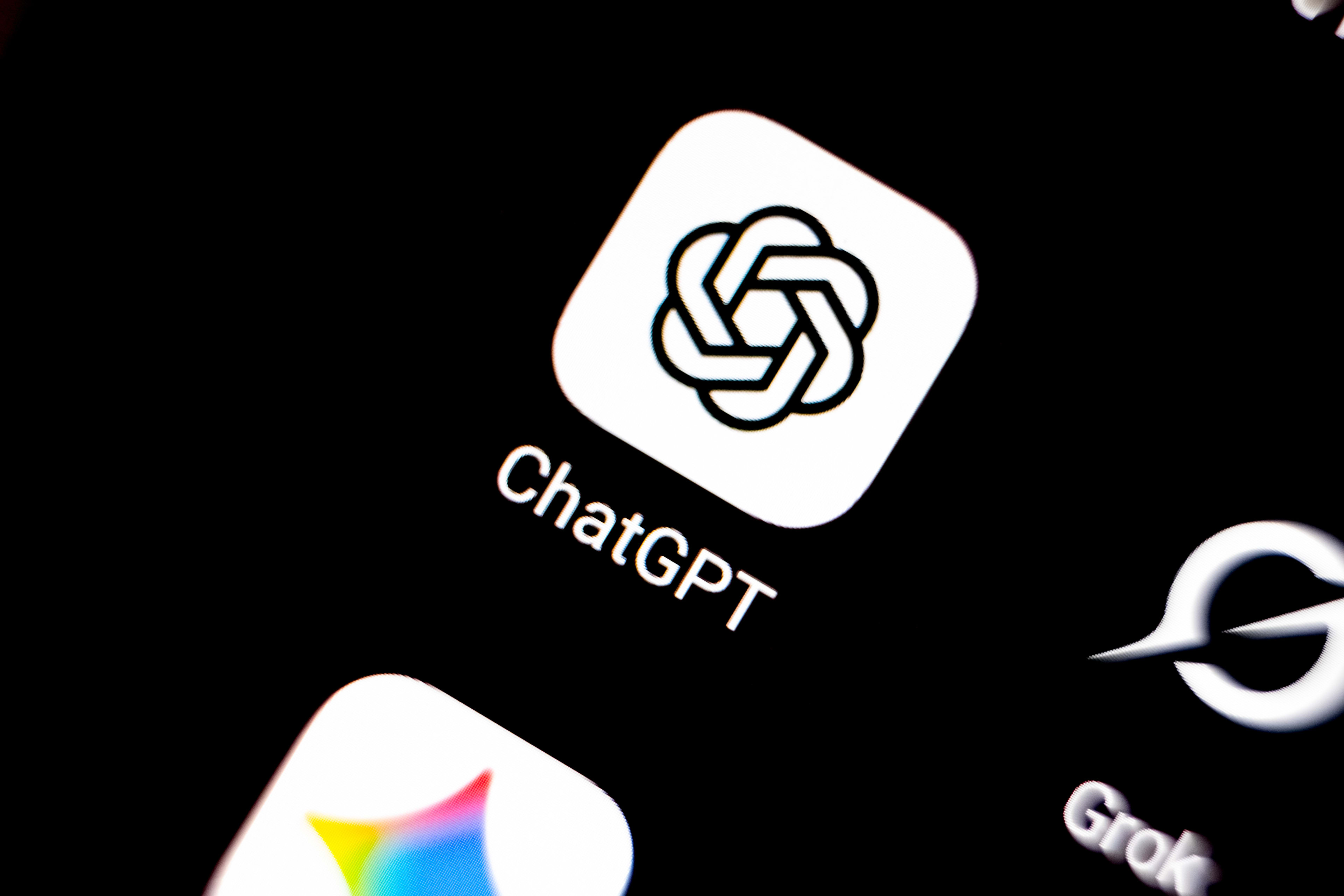 The ChatGPT application appears on a smartphone screen in this photo illustration in Athens, Greece, on October 2, 2025. (Photo Illustration by Nikolas Kokovlis/NurPhoto via Getty Images)