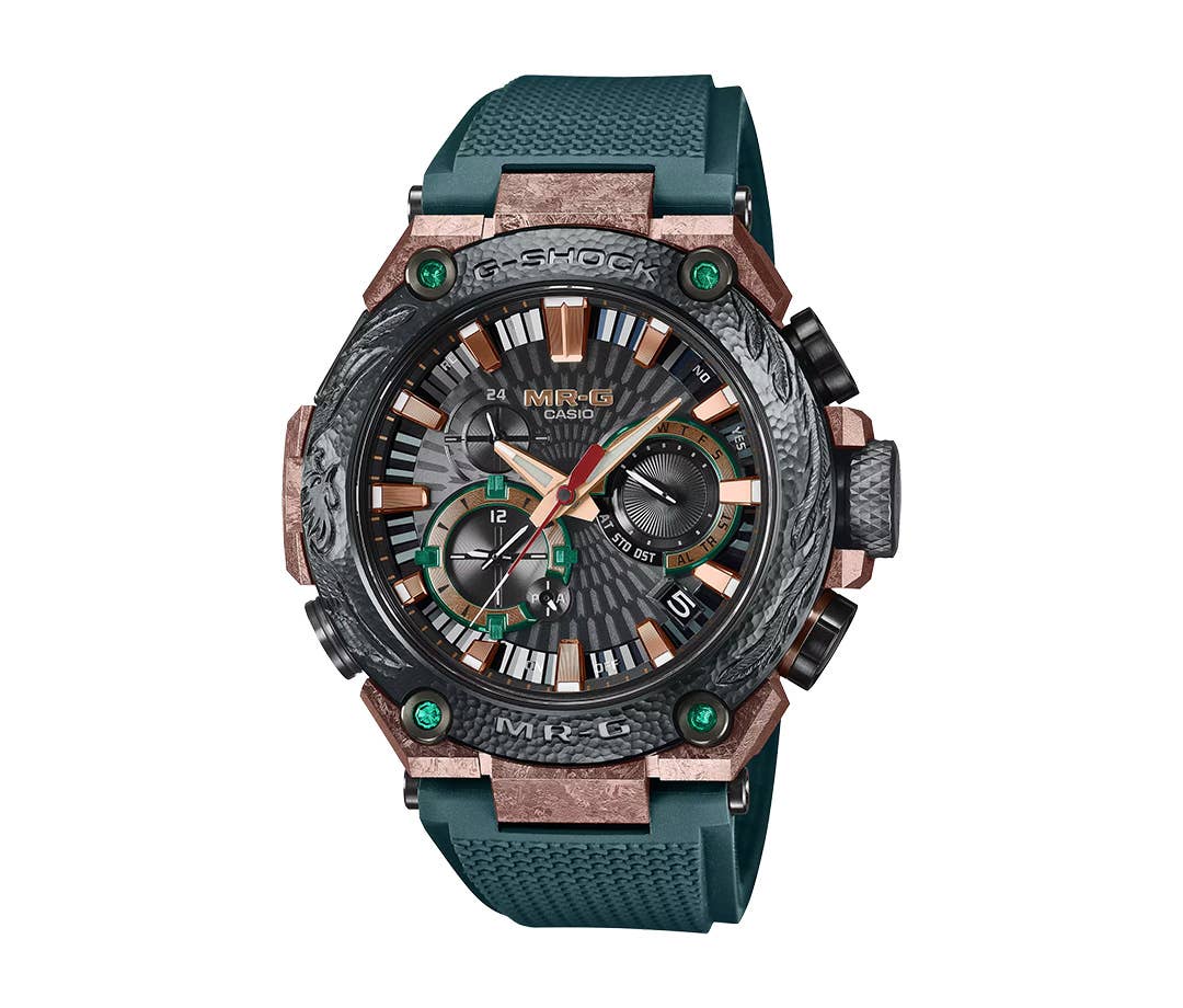 Ultra-Limited G-SHOCK MRG With Hand-Engraved Phoenix Sells for