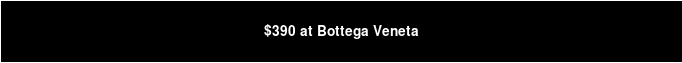 $390 at Bottega Veneta