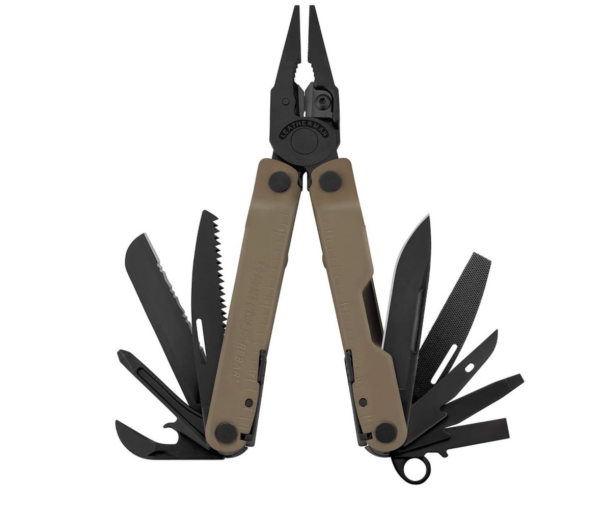 Tan and black multi-tool