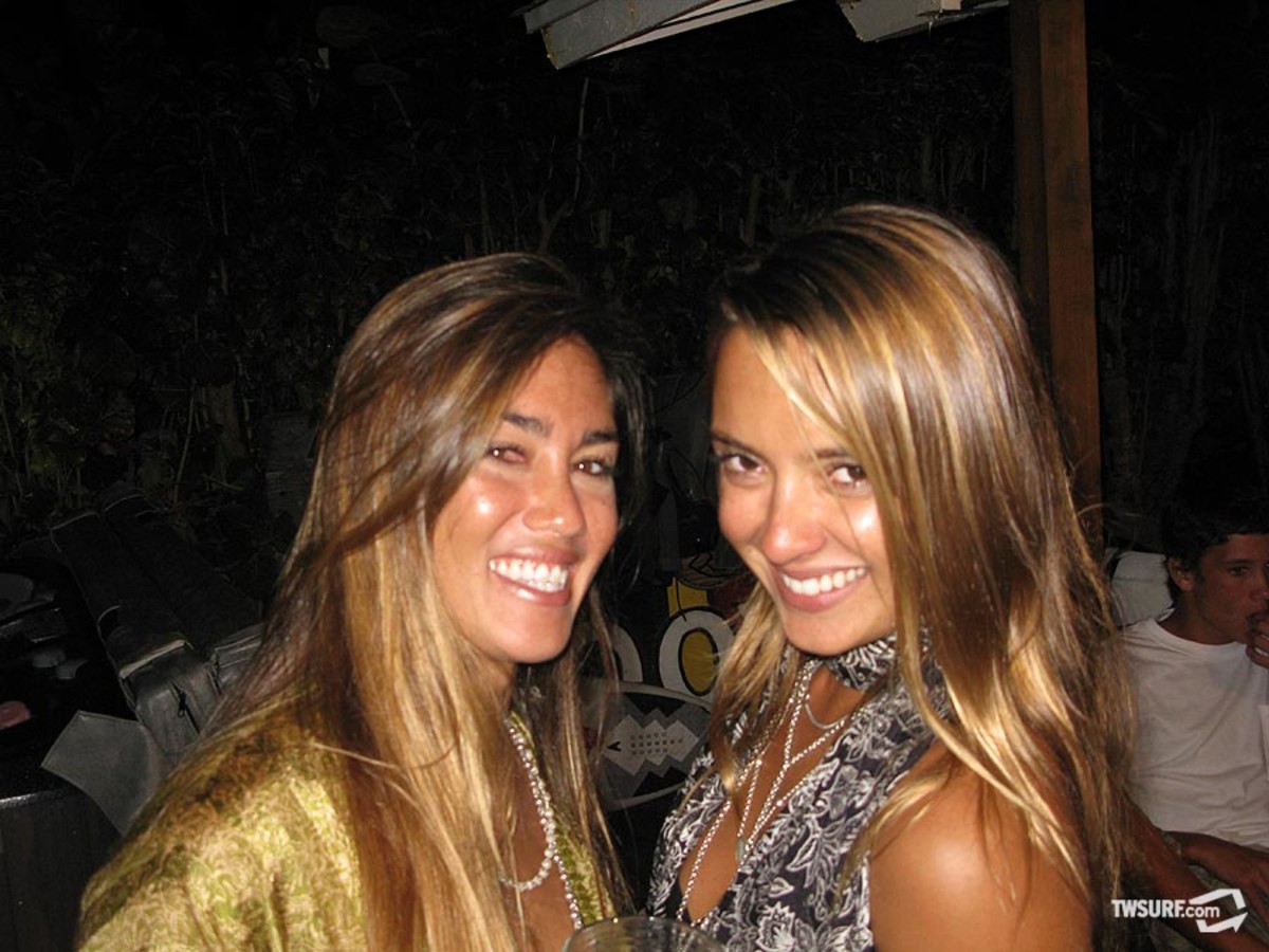 Jamie O'Brien Red Bull Party Brazilian bombshells at JOB's victory party. Photo: Coté