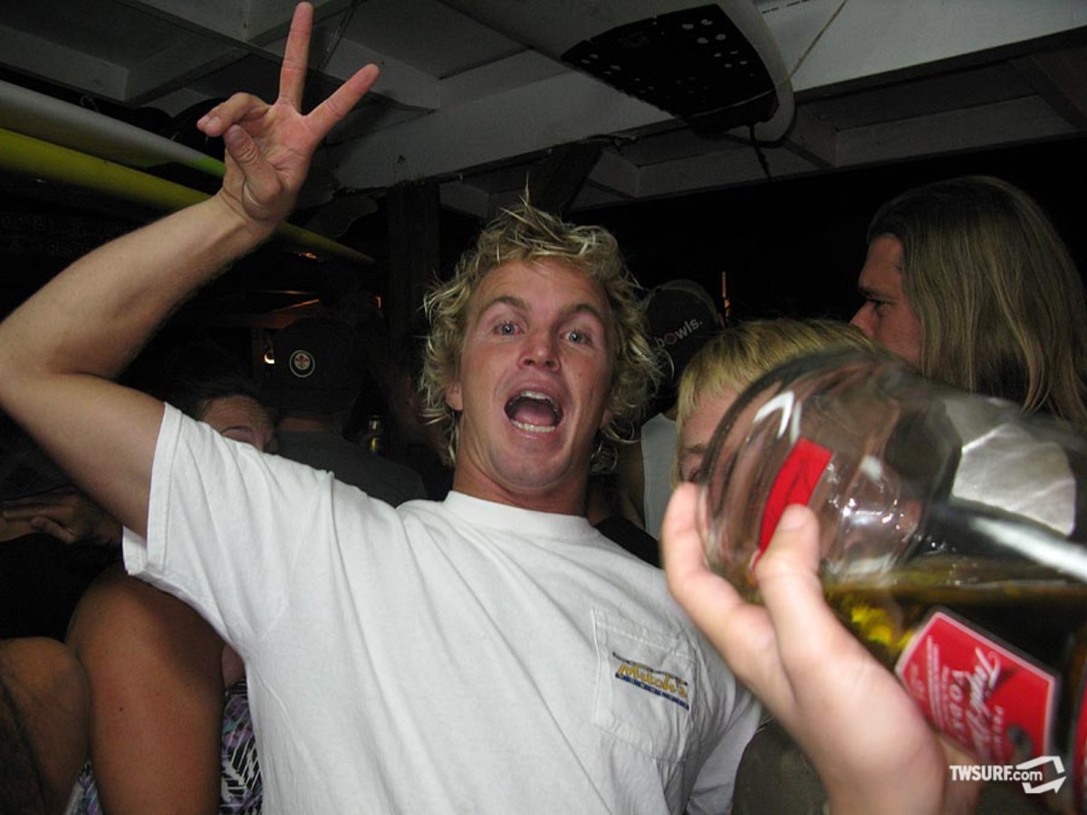 Jaime O'Brien The man of the hour and winner of the 2010 Volcom Pipeline Pro, Mr. Jamie O'Brien. Photo: Coté