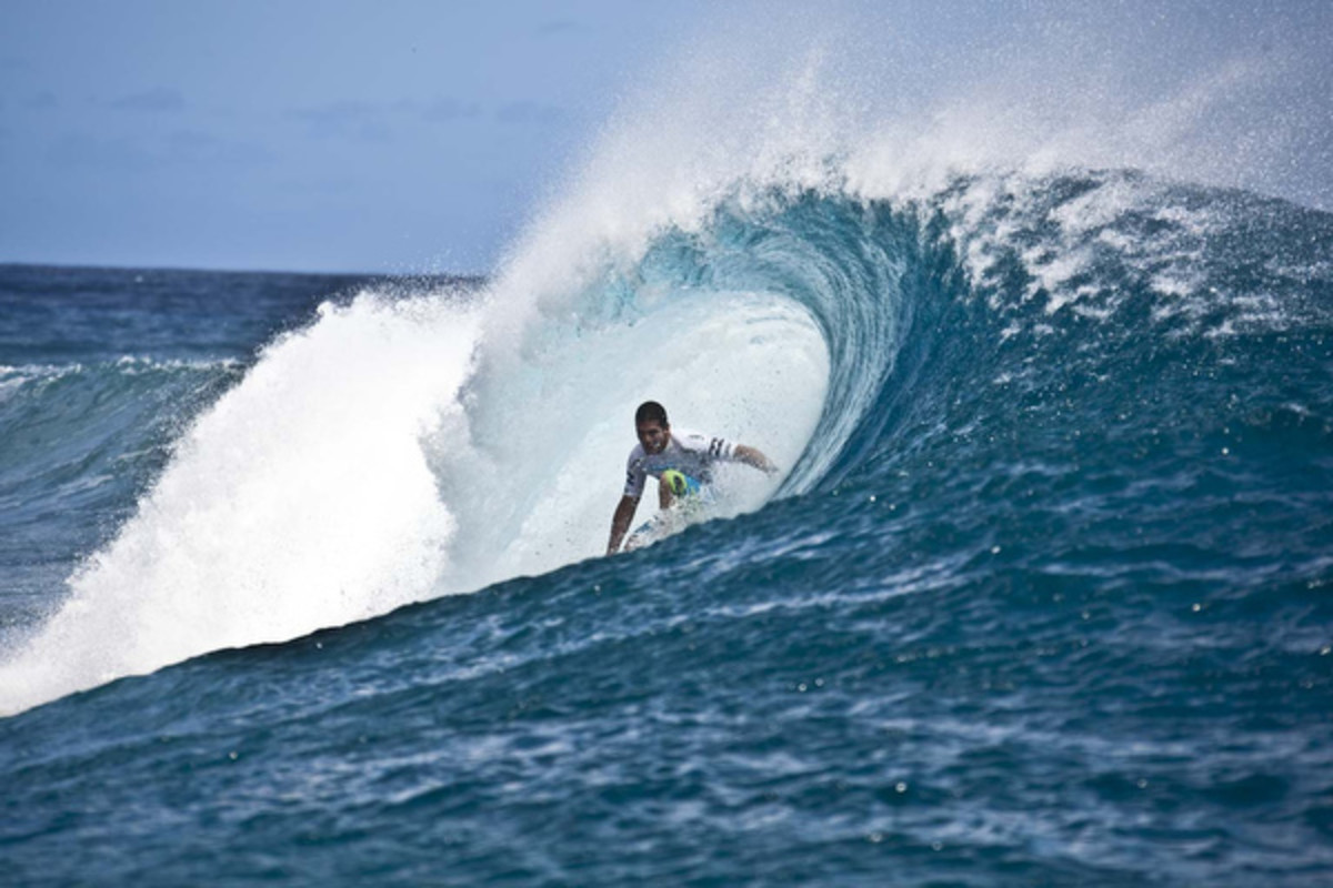 Andy Irons "It was like surfing at home," said Andy of the Billabong Pro Tahiti. Photo: Bielmann/SPL