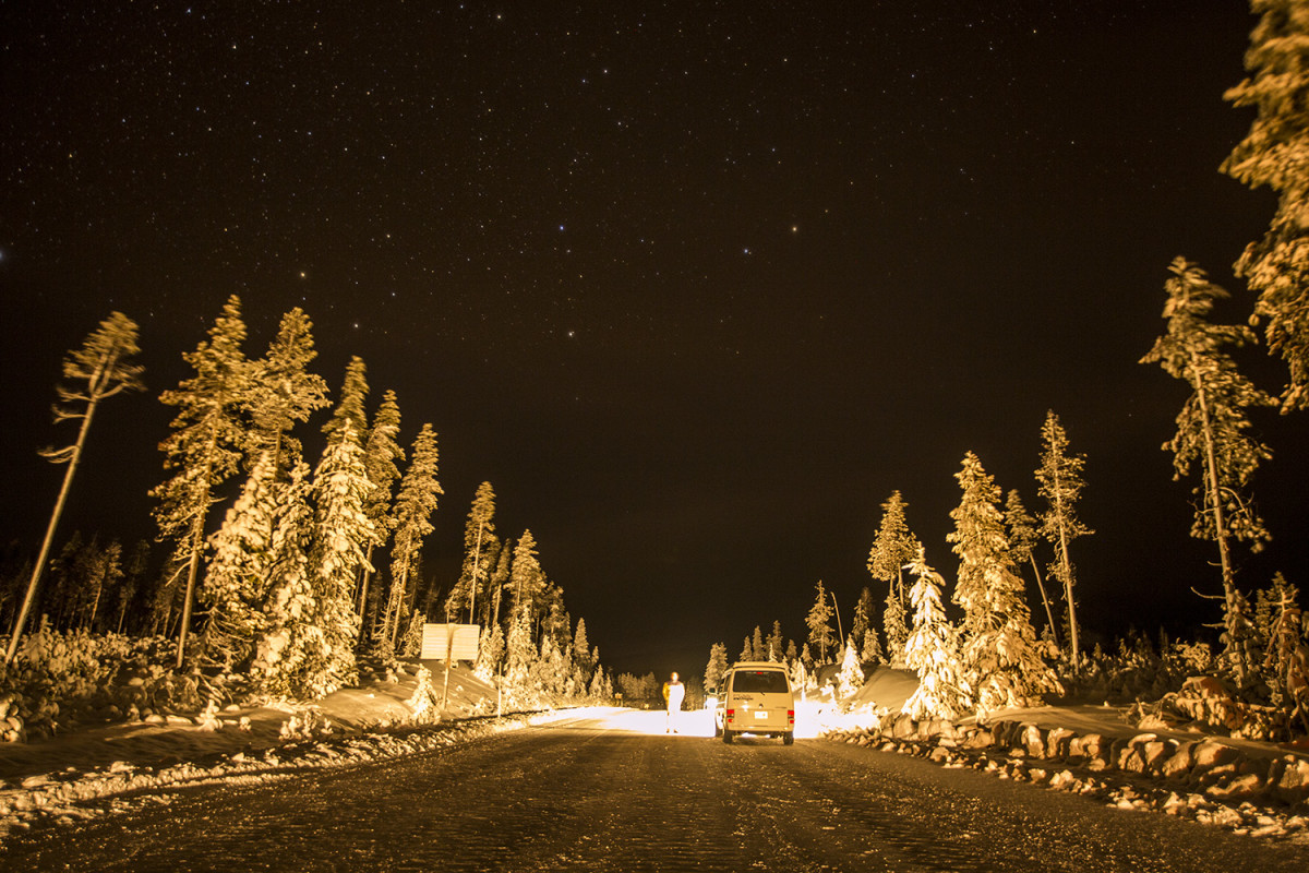 The beautiful, snowy winter wonderland of Willamette Pass. Photo: Clark