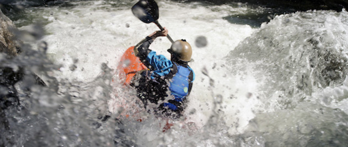 Pat Keller paddling the Green River Narrows, North Carolina. Photo: Steve Fisher.