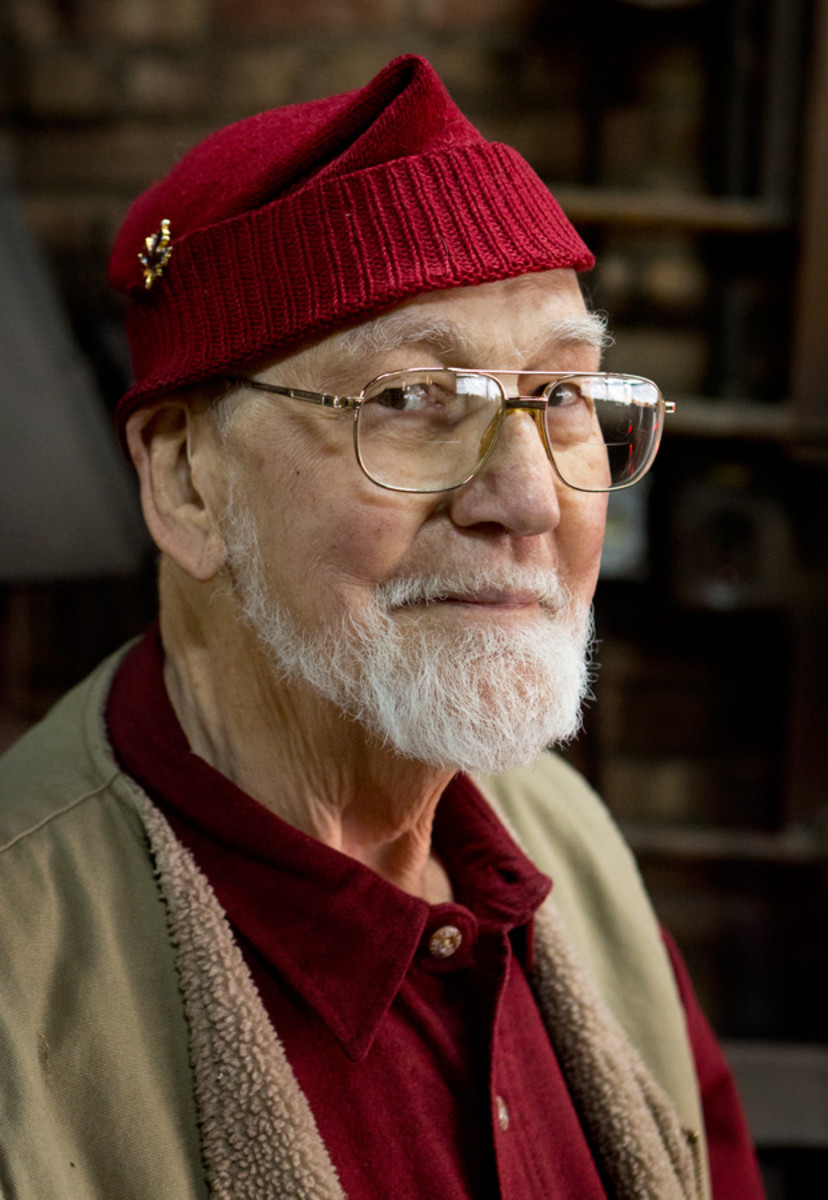 Canoeing icon Ralph Frese, photographed last month at Chicagoland Canoe Base. Photo by Jim Newberry