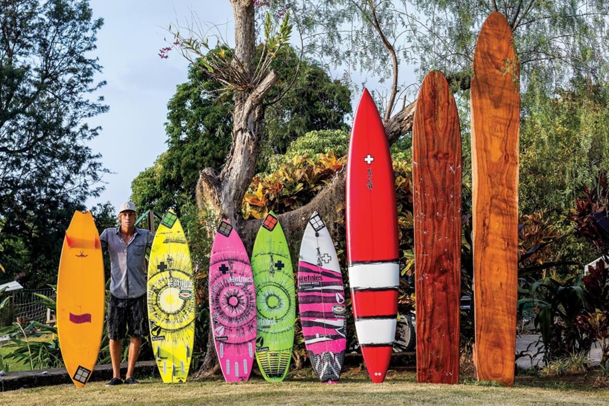 CJ Kanuha Surfboard Quiver