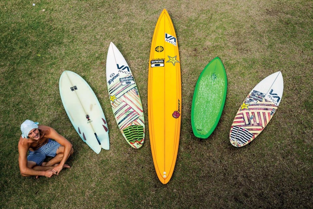 Danny Fuller Surfboard Quiver