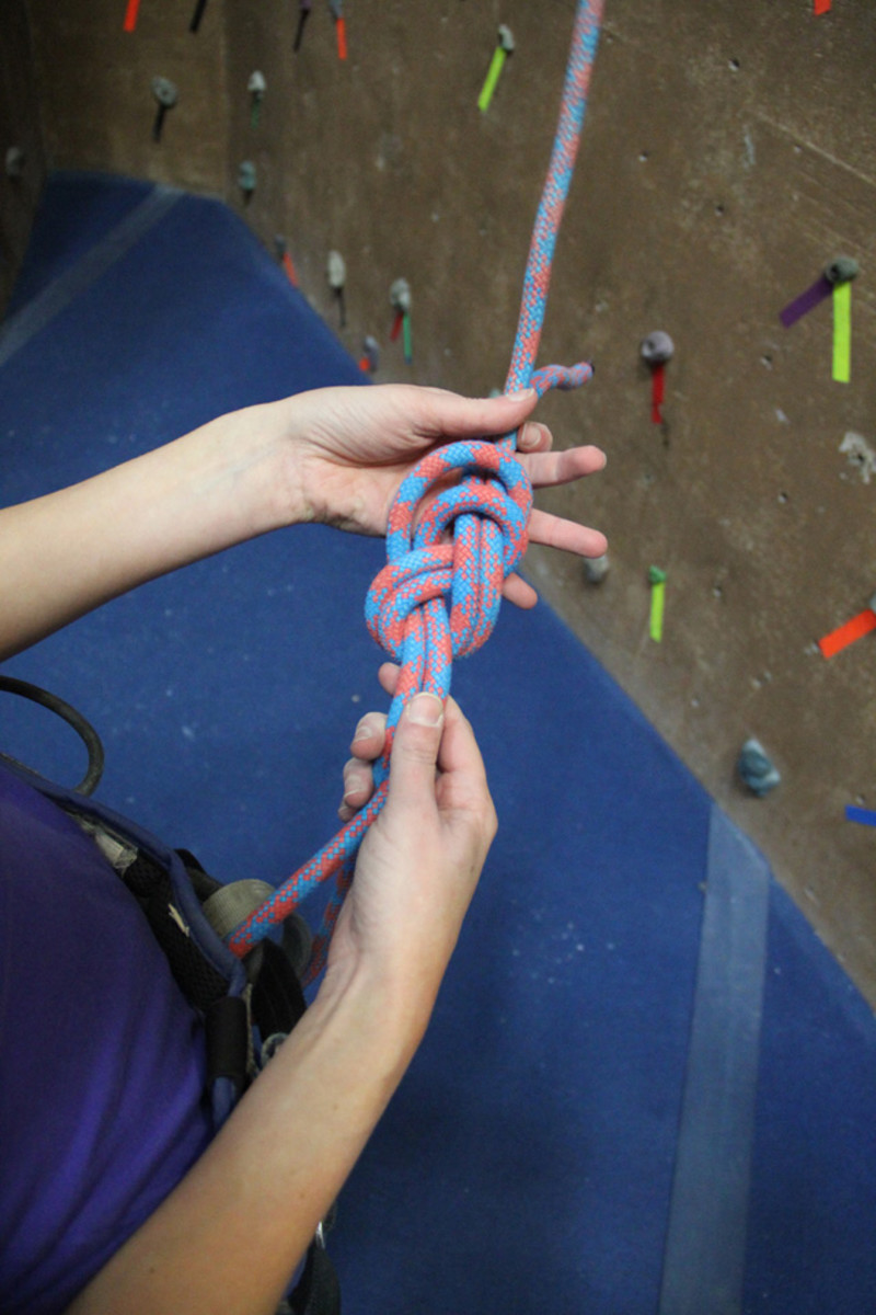 An introduction to tying yourself into a climbing harness