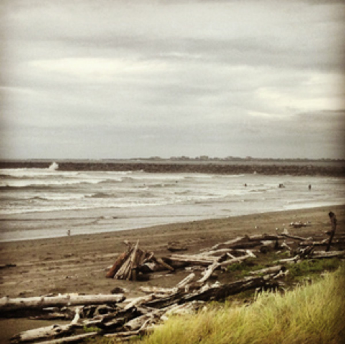 Looking towards The Corner on a steely afternoon; photo by Kade Krichko