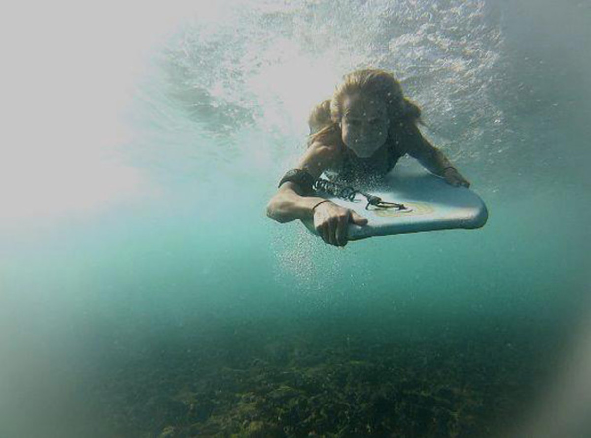 Emma Cobb underwater. Photo courtesy of As We Lay