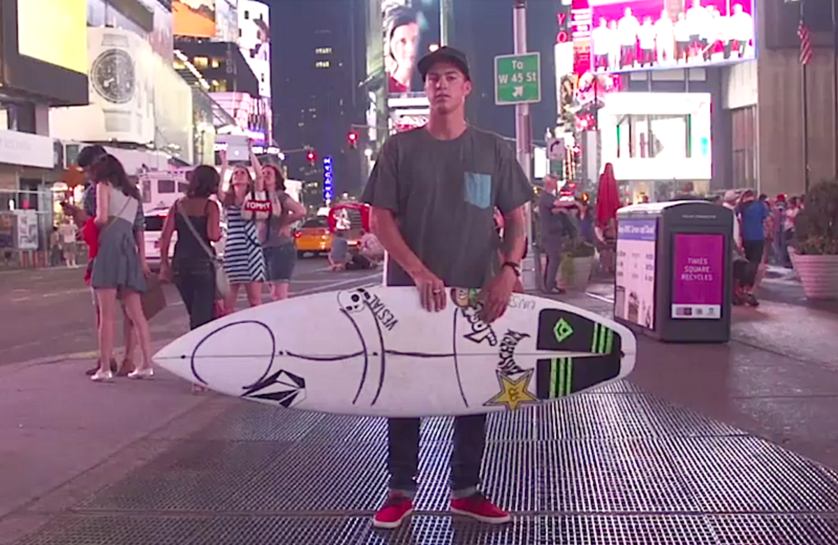 Balaram Stack's success as a pro surfer has been an influential part of the surge in surfing popularity in New York.