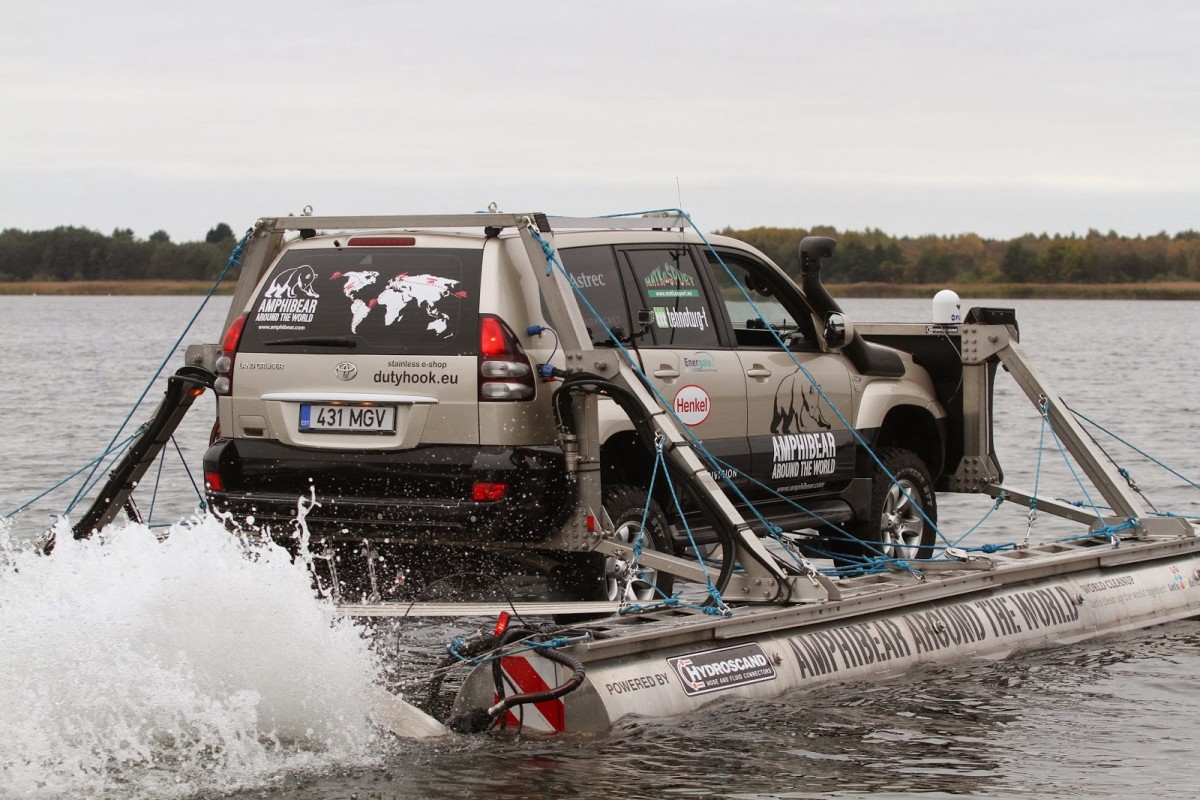 Mait Nilson's amphibious car