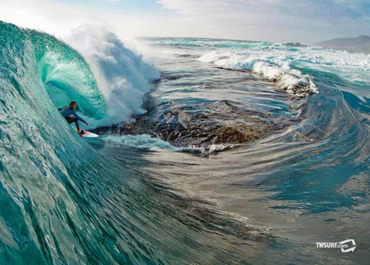 Greatest waves: Michael Hoult, Tasmania. Photo by Stu Gibson