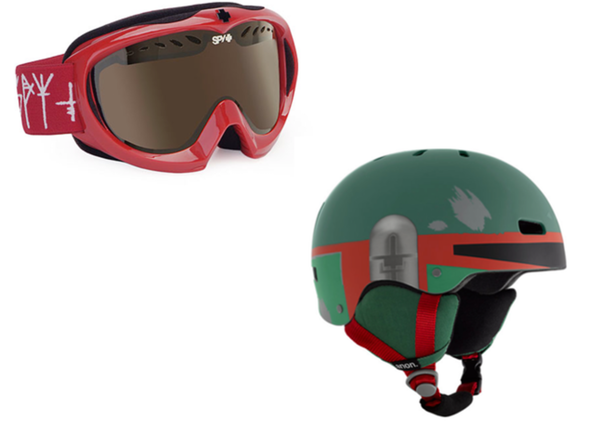 Getting your kids snowboarding and skiing: Goggles and helmets are as essential as a pair of skis or a snowboard.