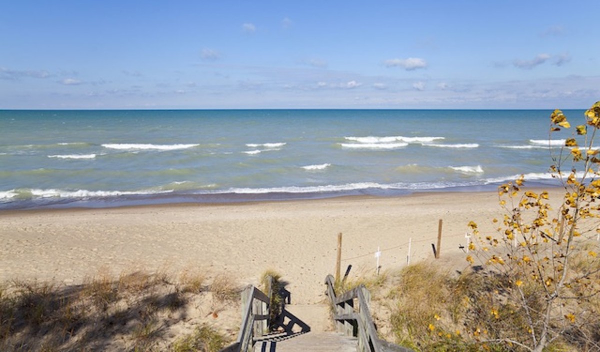 Indiana Dunes near Chicago; photo by Diego Delso/Wikimedia Commons