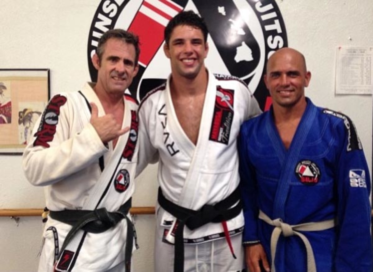 11-Time ASP World Champion Kelly Slater with jiu jitsu World Champion Marcus