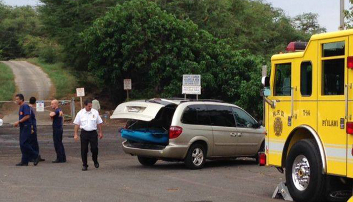 The kayak believed to belong to fatal shark attack victim Patrick A. Briney.