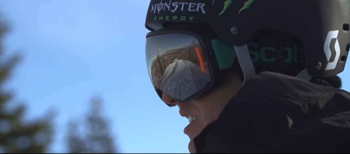 Wallisch took a good, long look at his options before doing the unthinkable—competing on the world stage without an ACL; screenshot taken from video