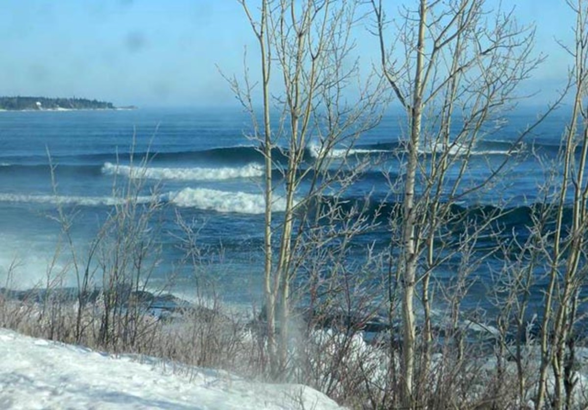 Stoney Point, Minnesota firing on all cylinders in late December, 2013. Photo: Burton Hathaway