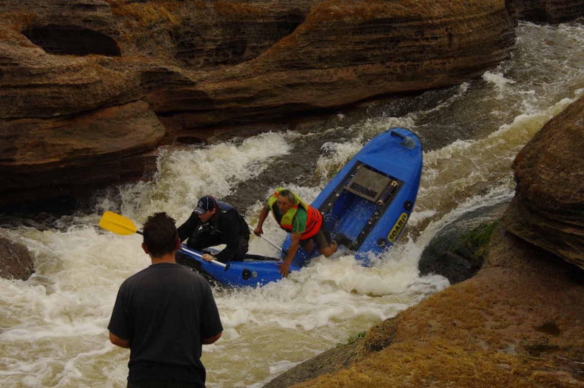 The Dutchmen captured the action of Jaime's harrowing swim on the Rio El Tubo.