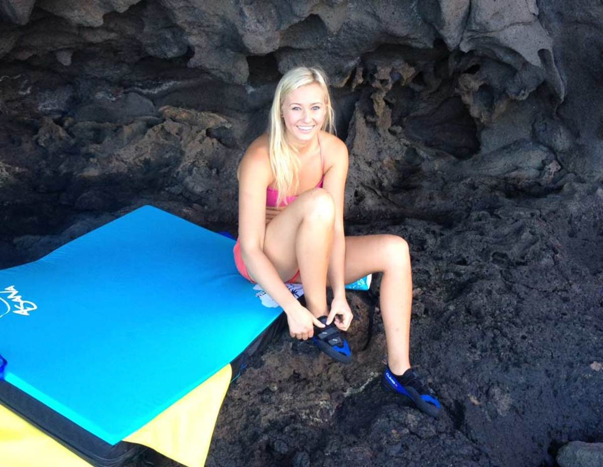 rock climbing