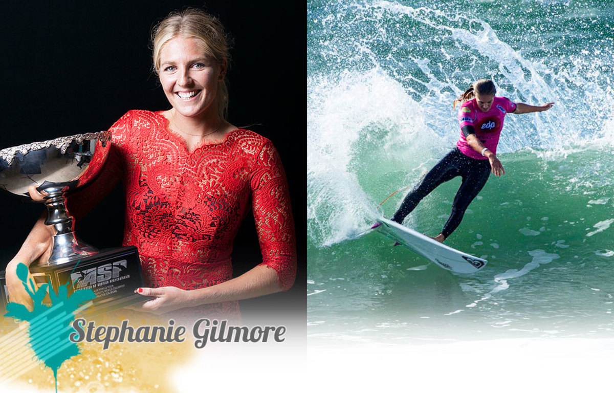 Hottest girls in surfing - Stephanie Gilmore. Photos courtesy of ASP