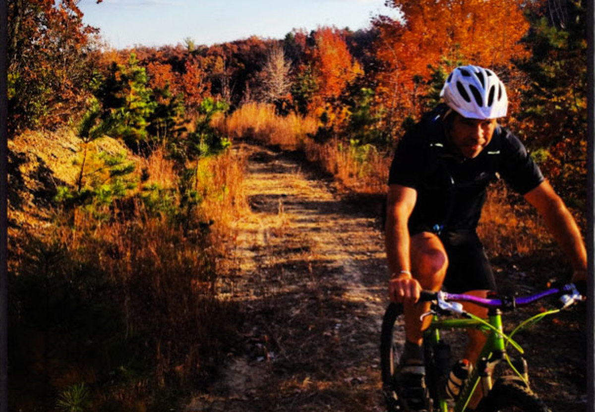 mountain biking