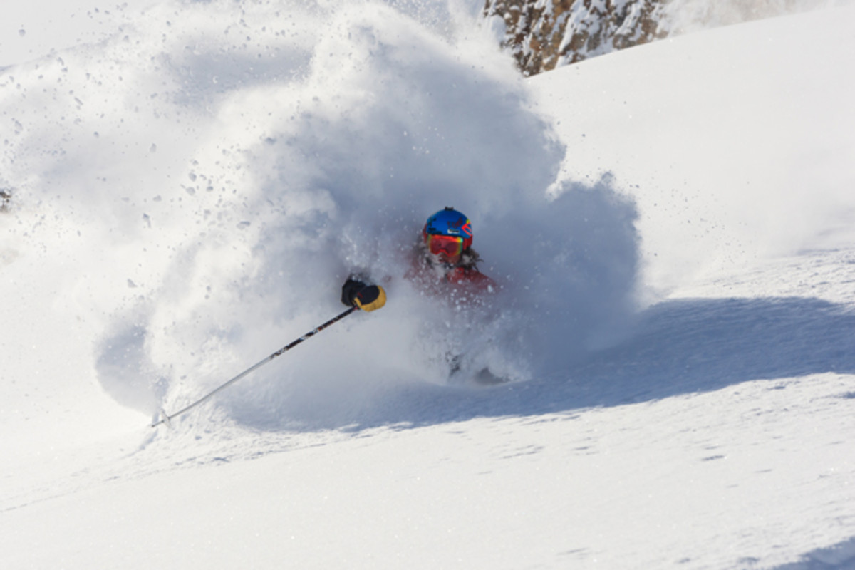 Grand Targhee used to provide its guests with complimentary snorkels because, well, yeah it's that deep; photo courtesy of Grand Targhee Resort