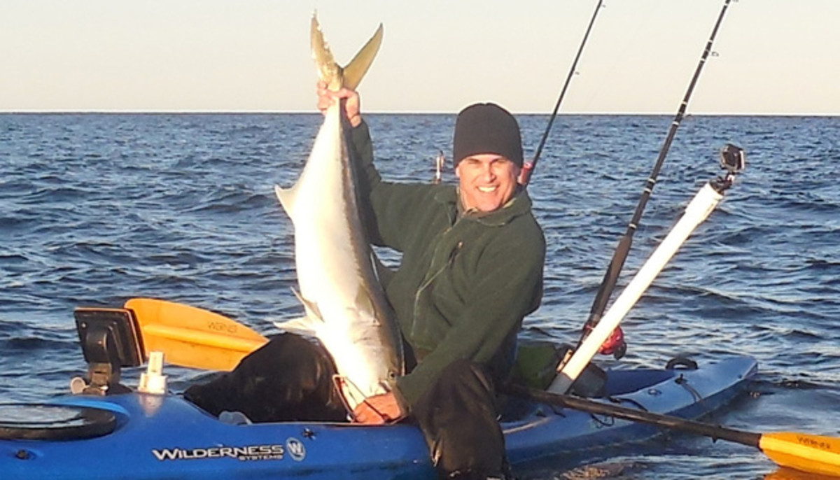 A 38-pound yellowtail is a heck of a motor.