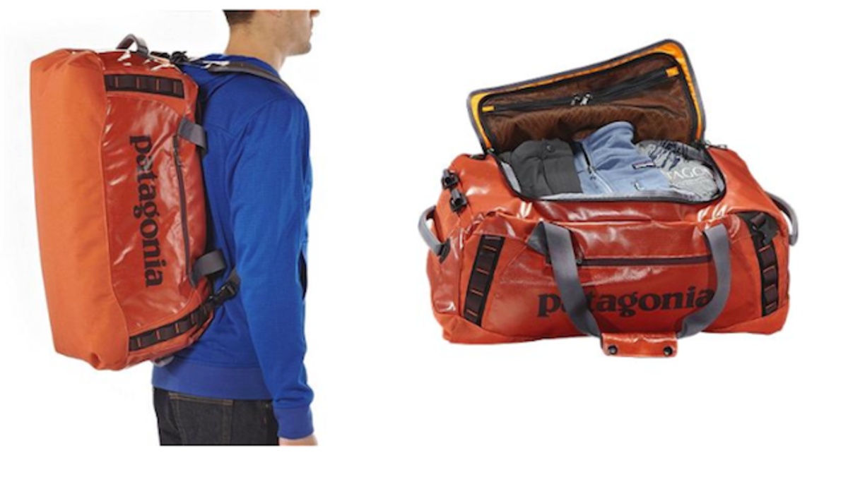 Patagonia's Black Hole Duffle bags are great all-around travelers. Photo courtesy of patagonia.com