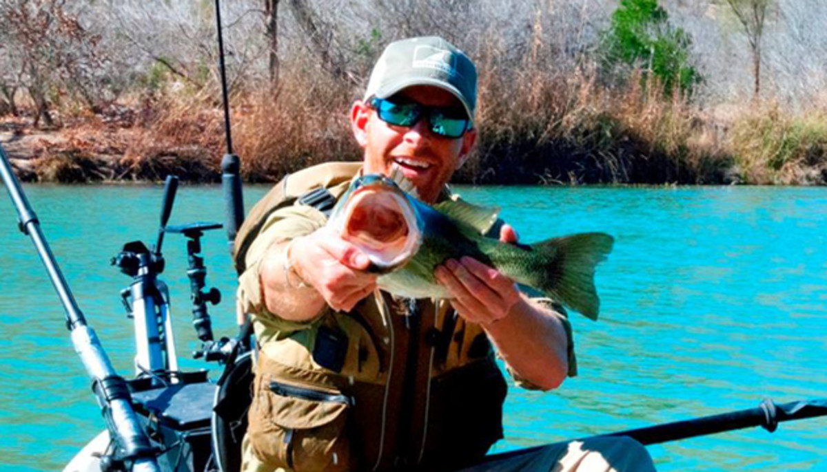Sleeping on stones, going without showers or modern conveniences, but catching tons of bass - that's living. That's kayak fishing the Devil's River.