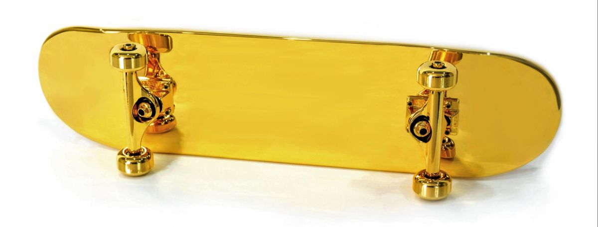 Golden Skateboard