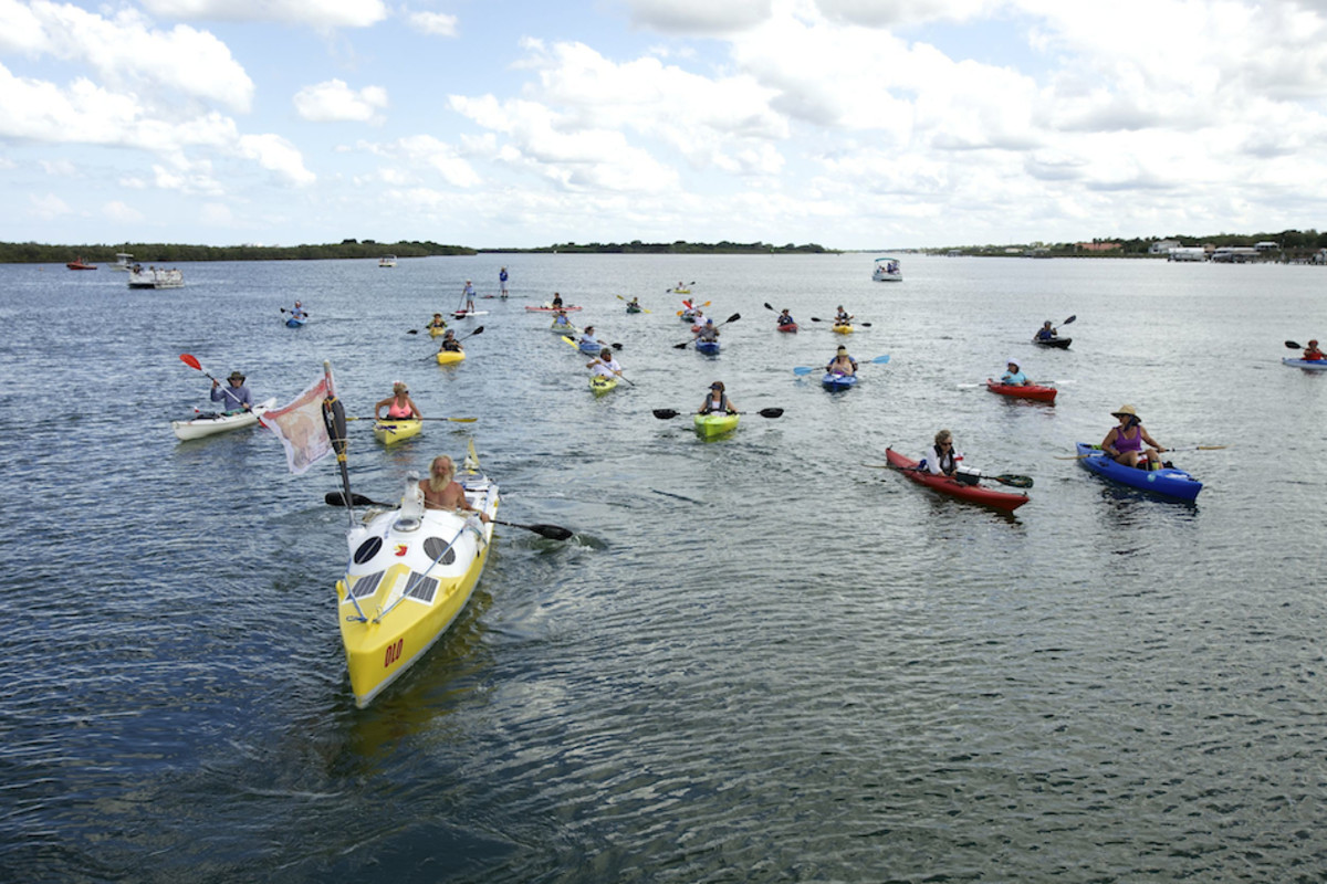 Last miles of expedition between Cape Canaveral and New Smyrna Beach. April 19 Photo: Nicola Muirhead / @ nicolaanne_photo