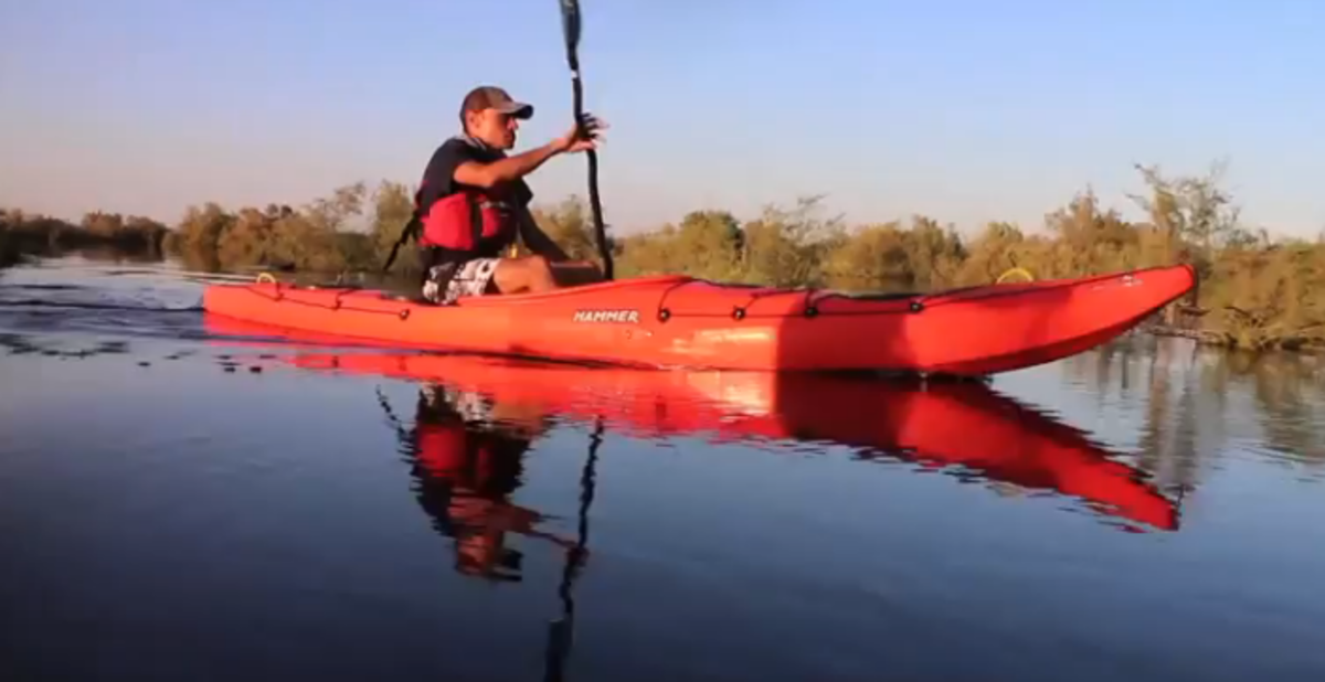 Victor Leon paddles the Colorado River pulse, March 31, 2014. Photo by Todd Lynch