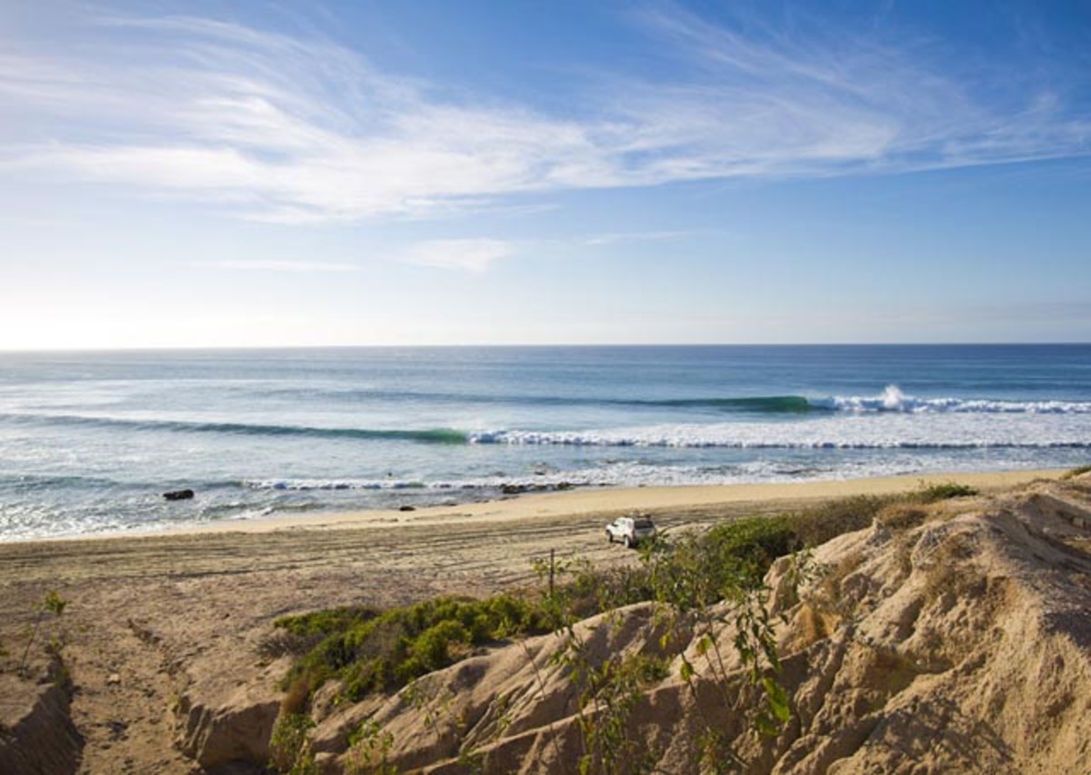 An early morning treat in Cabo San Lucas. Photo: Jimmicane/Surfing magazine