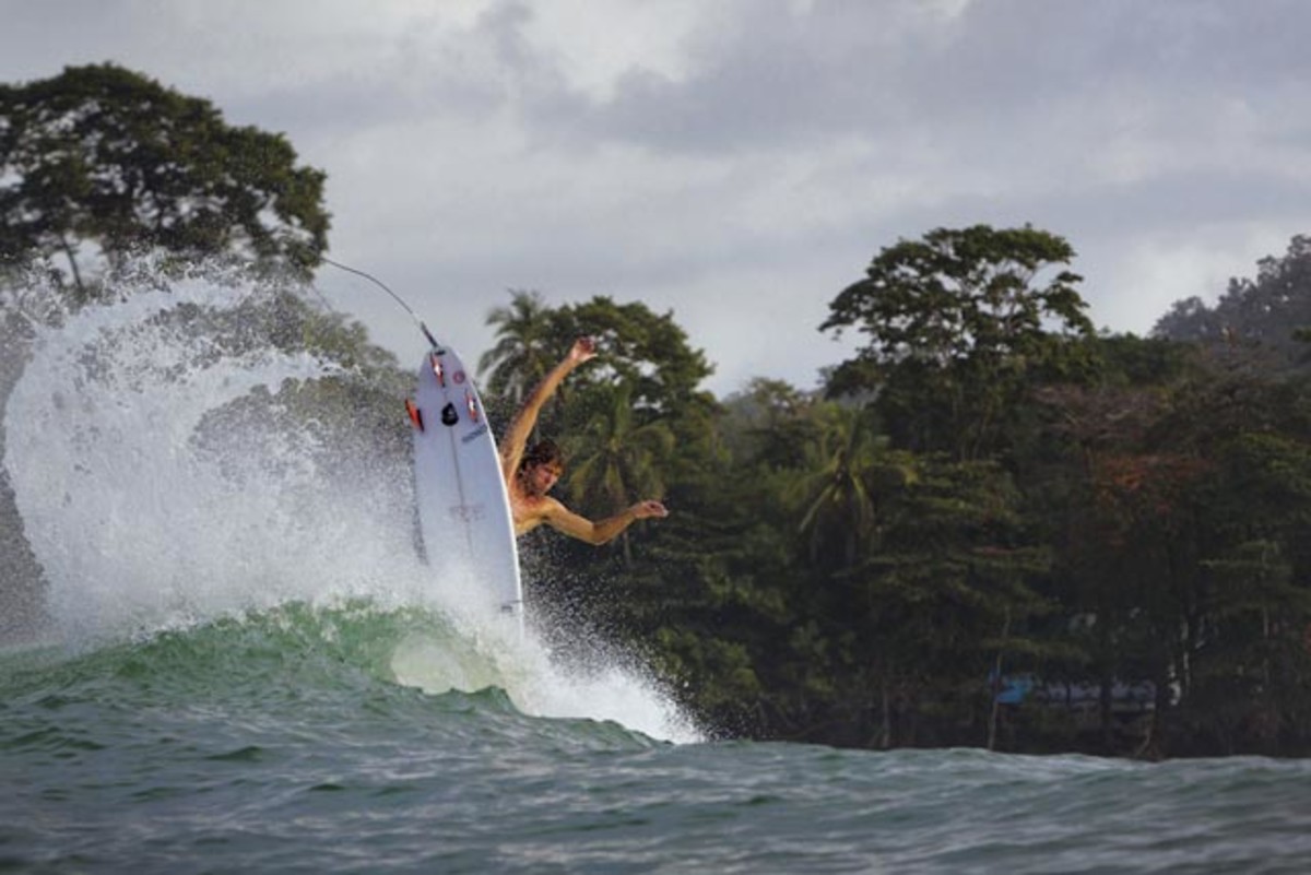 Eric Geiselman in Costa Rica. Photo: Struntz/Surfing magazine